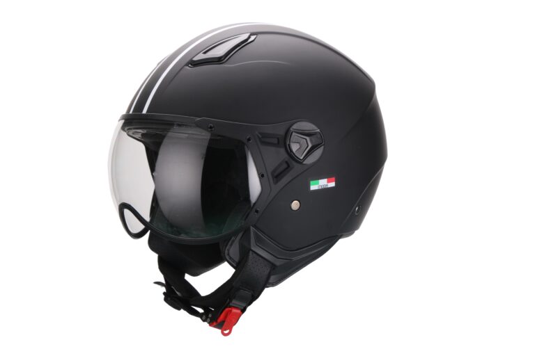 HELM VITO JET MODA MAT ZWART NOTTE