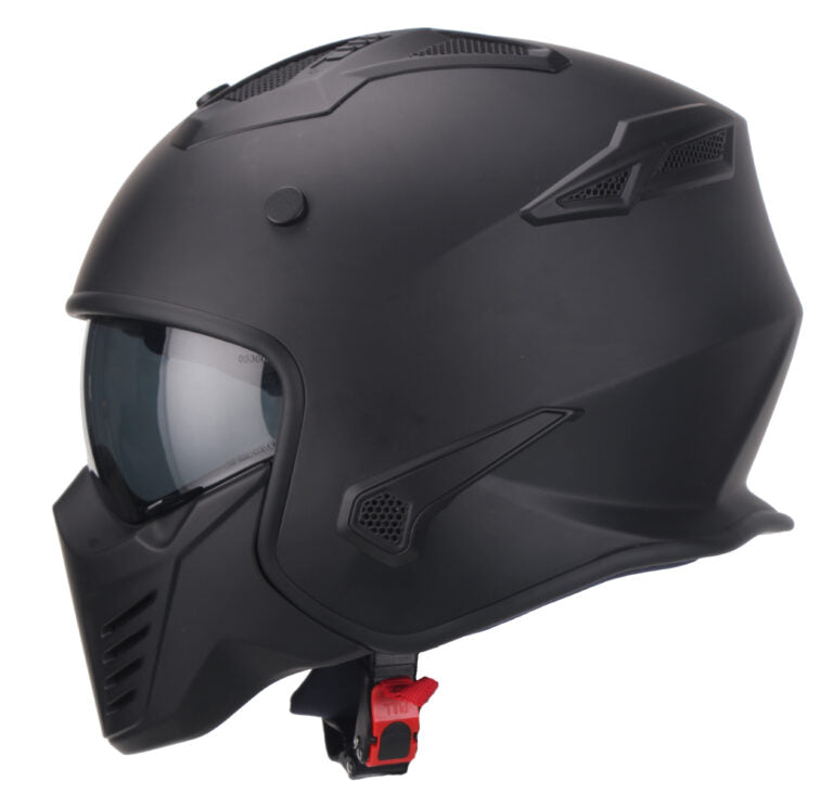 HELM VITO JET BRUZANO MAT ZWART