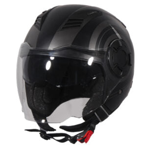 HELM VITO ISOLA MAT ZWART – TITANIUM
