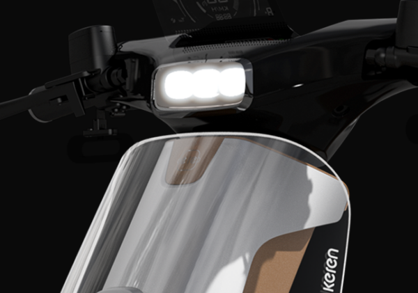 Elektrische Scooter Keren Stardust Mat Zwart