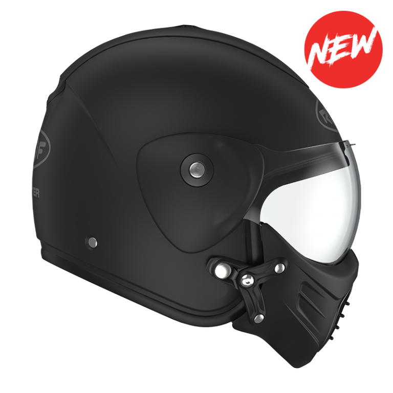 ROOF Roadster Iron Mat Zwart Helm | OP=OP Uitverkoop