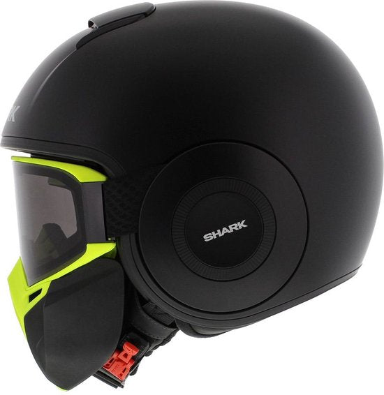 Shark Street Drak helm mat zwart geel