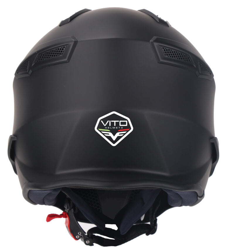 HELM VITO JET BRUZANO MAT ZWART