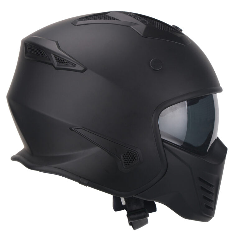 HELM VITO JET BRUZANO MAT ZWART