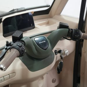 Esmaster Trigo 72v/60ah overdekte brommobiel ( Blauw )