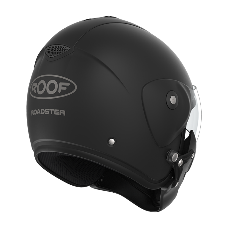ROOF Roadster Iron Mat Zwart Helm | OP=OP Uitverkoop