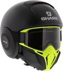 Shark Street Drak helm mat zwart geel